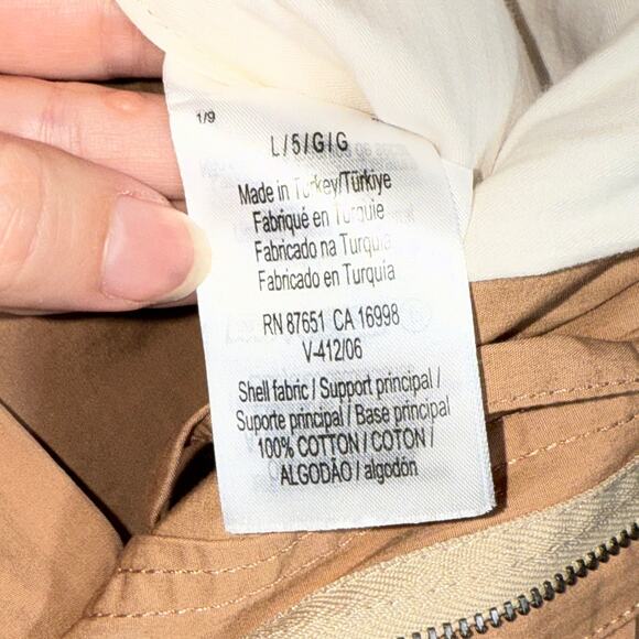 Lacoste Mens Relaxed Fit Track Pants IT5 beige Large $150 - Picture 8 of 8